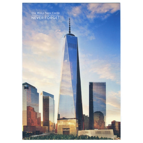 One World Trade at Sunset Postcard -  Gifts at the 9/11 Tribute Museum